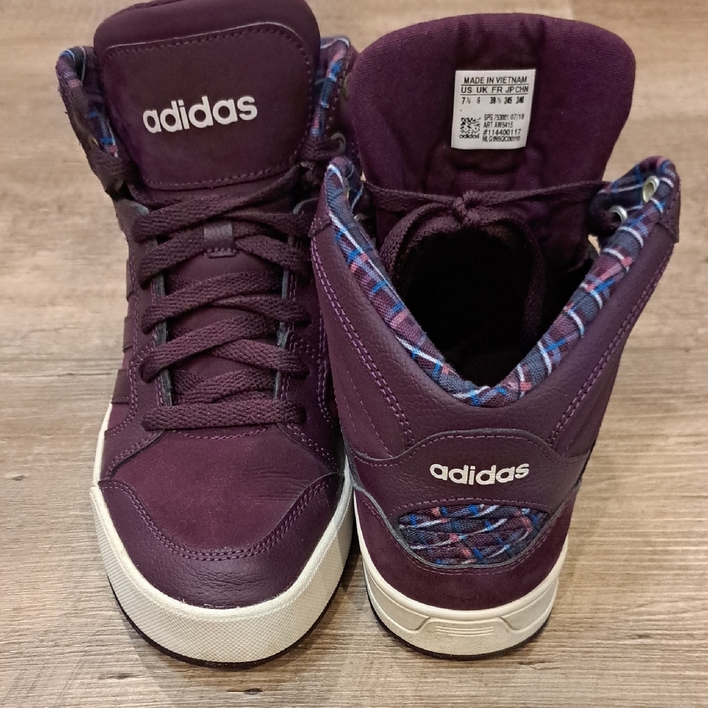 Adidas Women's Purple Neo Raleigh Mid - Picture 3 of 9